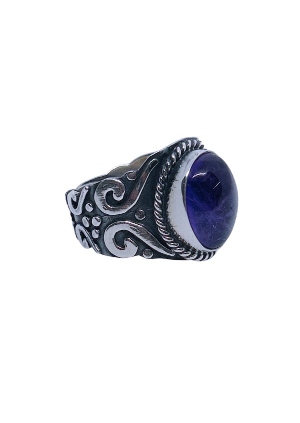 Amethyst Adjustable Ring - Image 2