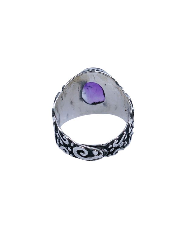 Amethyst Adjustable Ring - Image 3