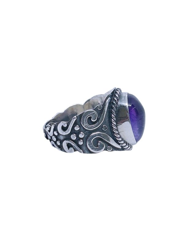 Amethyst Adjustable Ring - Image 4